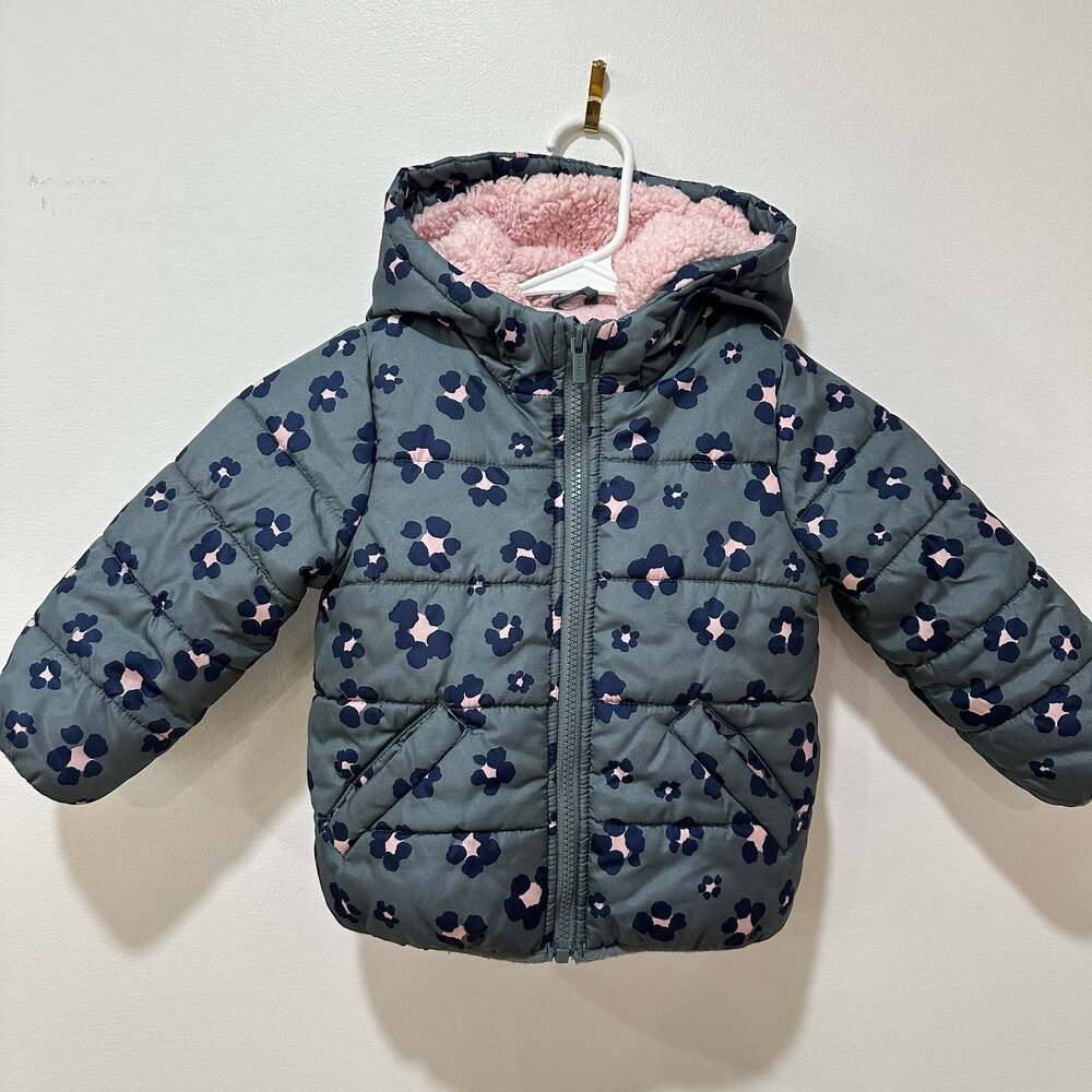 Carter's Baby Toddler Girls' Fleece-Lined Puffer Jacket 2T